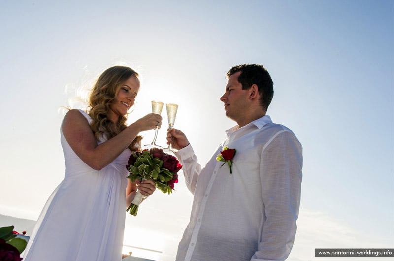 Wedding in Santorini