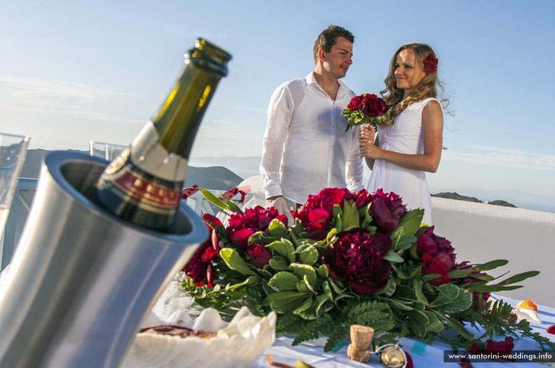 Wedding in Santorini