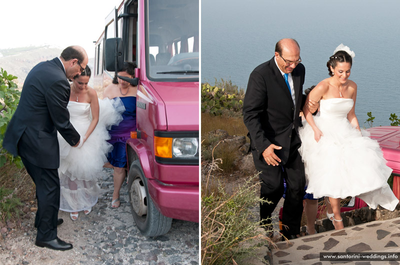 Orthodox Wedding in Santorini