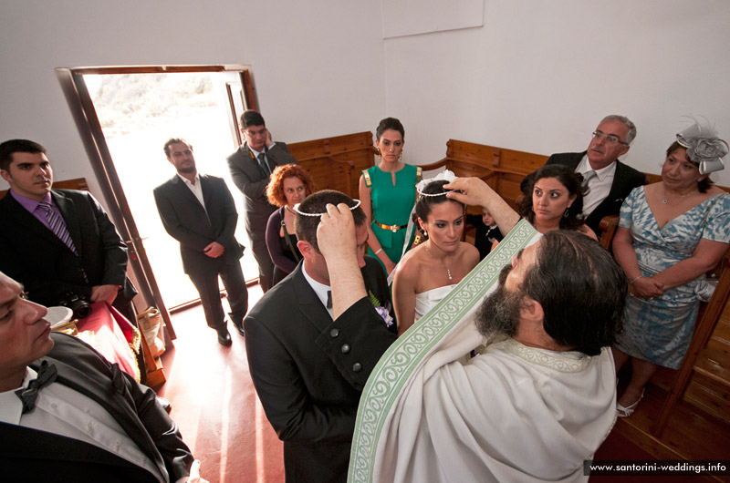 Orthodox Wedding in Santorini