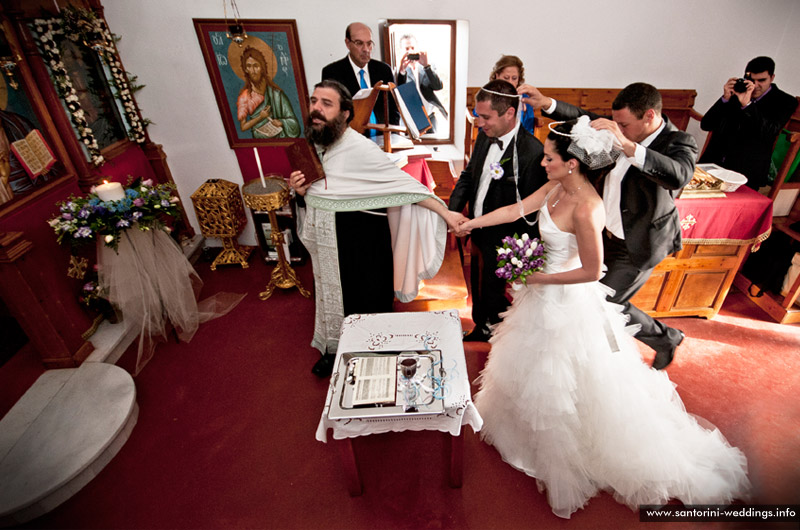 Orthodox Wedding in Santorini