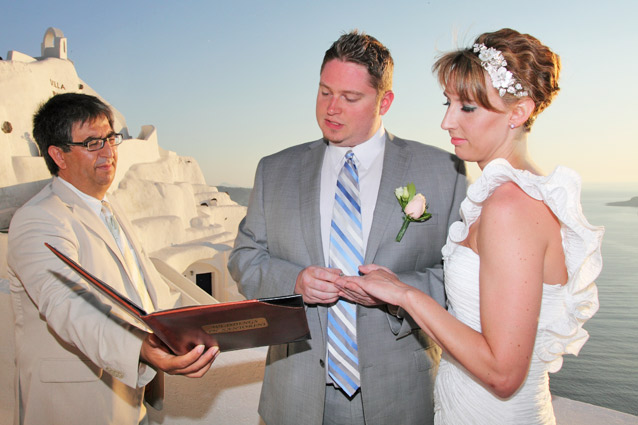 wedding in santorini