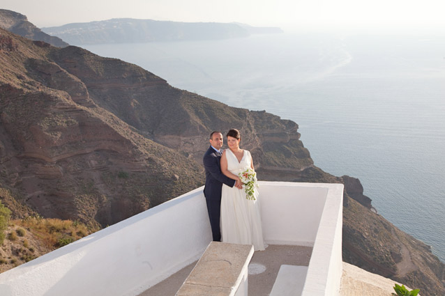 wedding in santorini