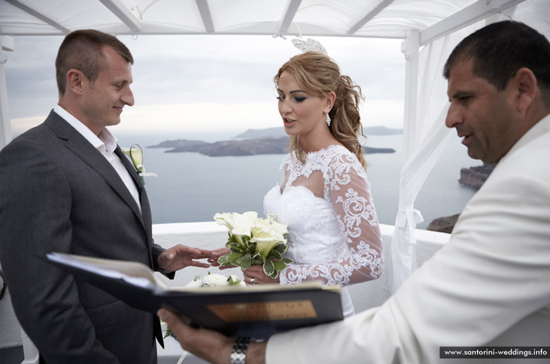 volcano view villas wedding santorini