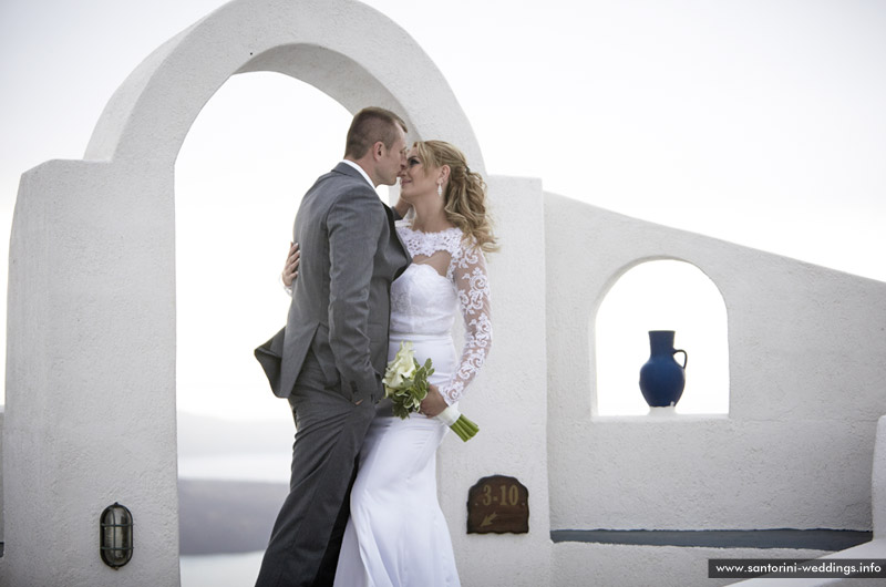 volcano view villas wedding santorini