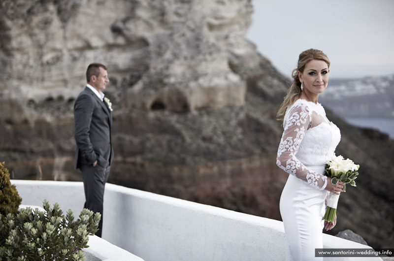 volcano view villas wedding santorini