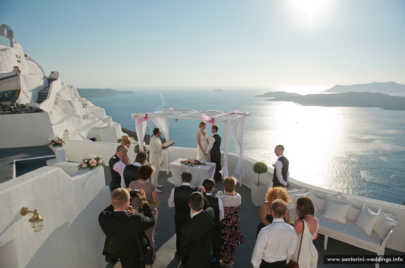 Wedding in Santorini