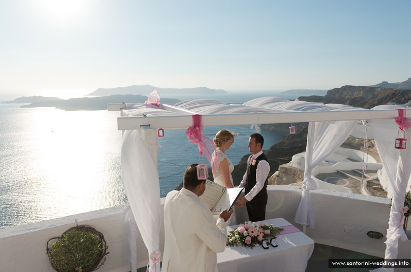 Wedding in Santorini