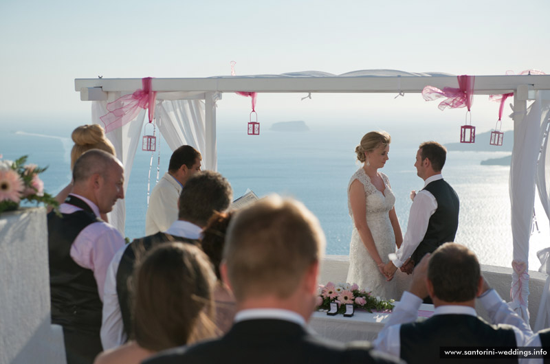 Wedding in Santorini