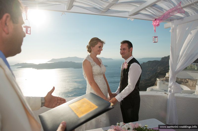 Wedding in Santorini