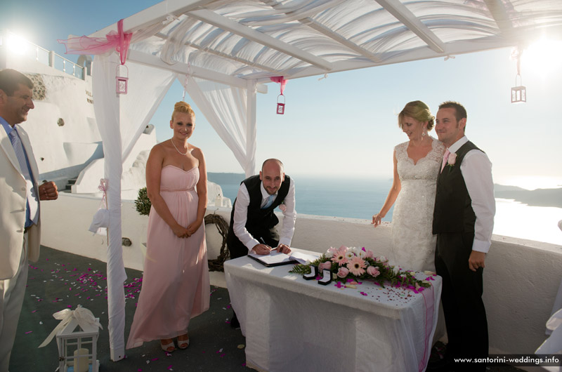 Santorini Weddings / Agia Irene