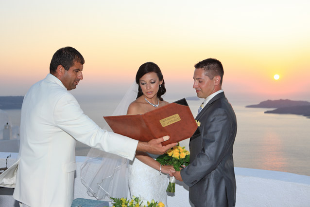 santorini weddings