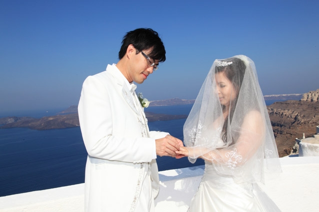 santorini weddings