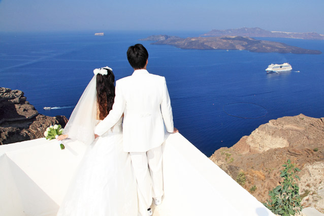 santorini wedding