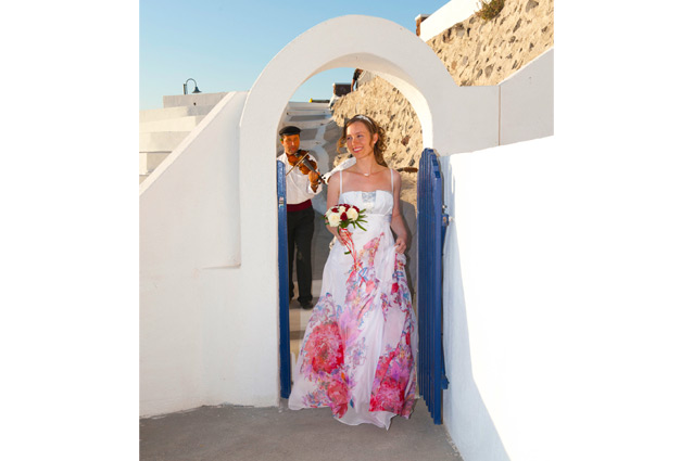 saint irene wedding santorini