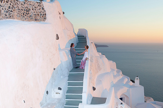 saint irene wedding santorini