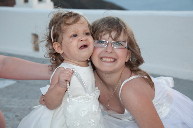 sunset wedding santorini