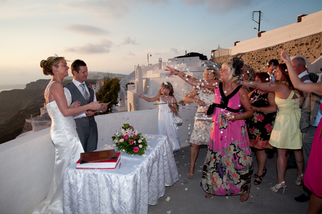 santorini wedding