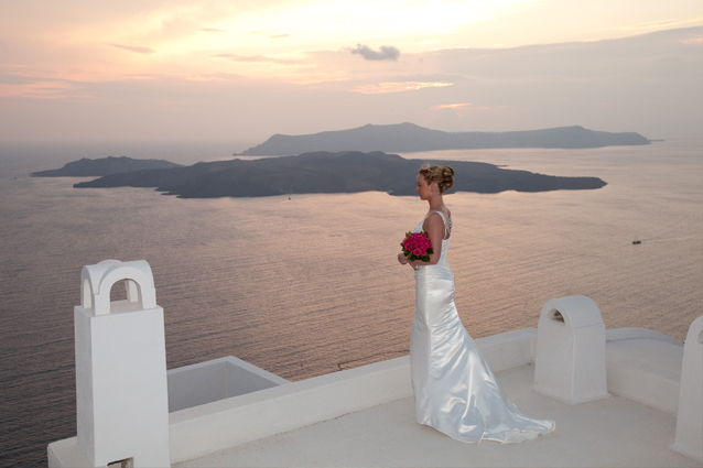 wedding in santorini