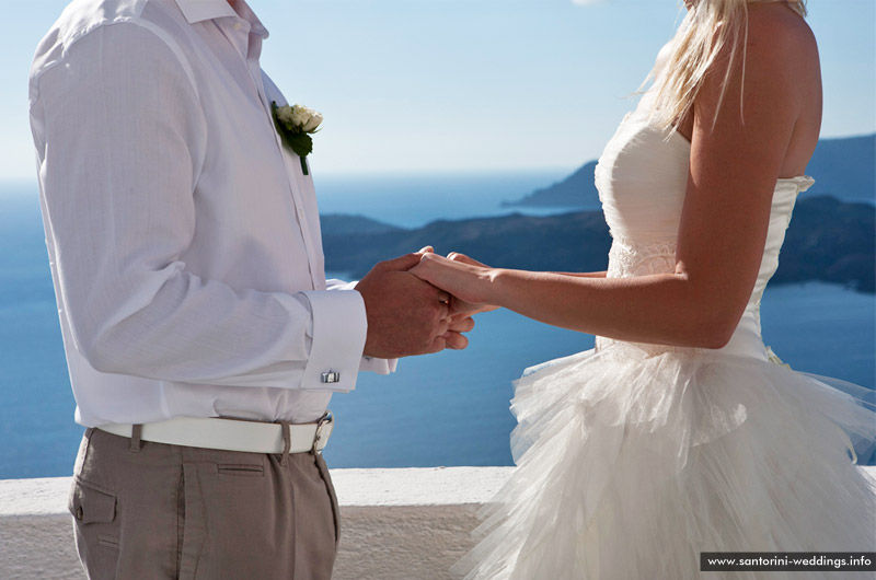 Wedding in Santorini