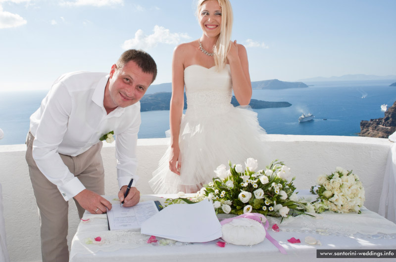 Santorini Weddings / Agia Irene