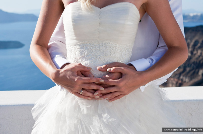 Wedding in Santorini