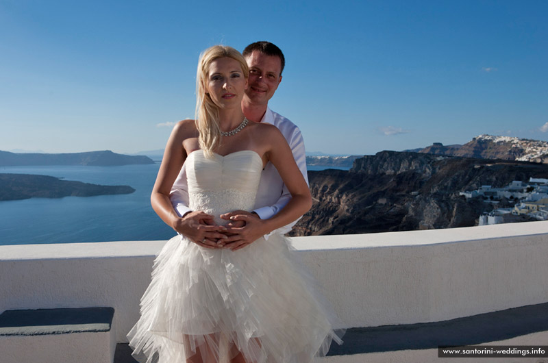 Wedding in Santorini