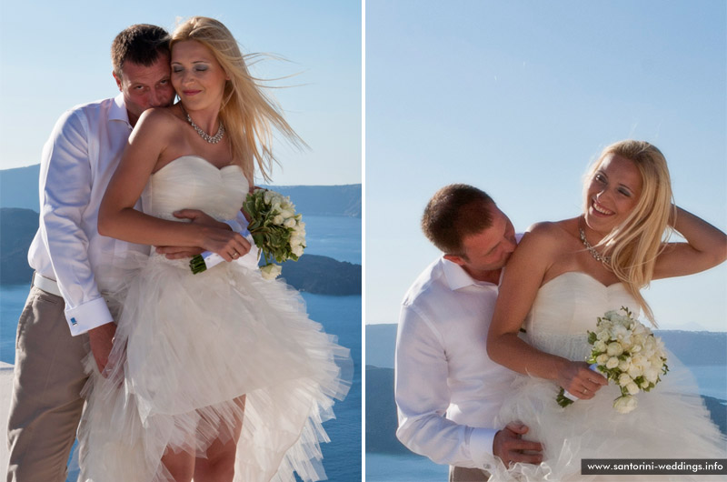 Wedding in Santorini