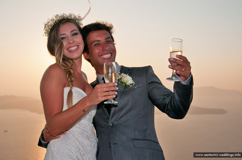 Wedding in Santorini