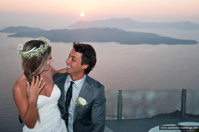 Wedding in Santorini