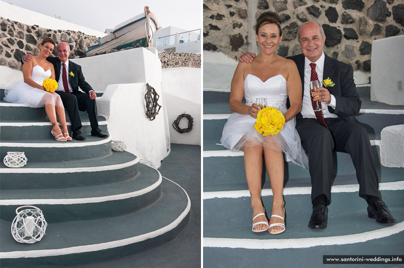 Wedding in Santorini