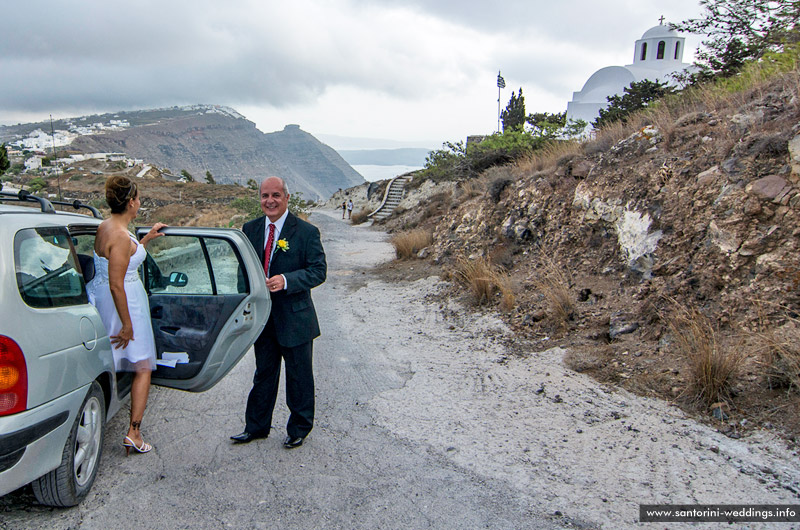 Wedding in Santorini