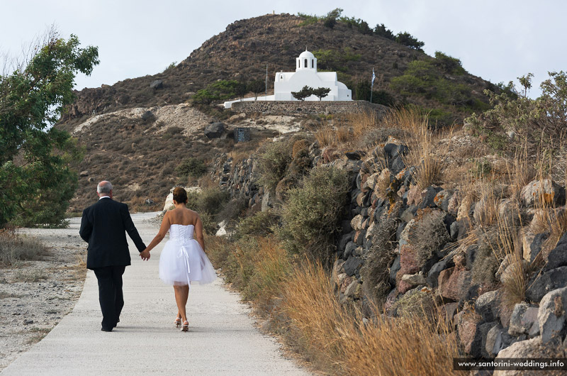 Wedding in Santorini