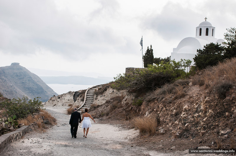 Wedding in Santorini