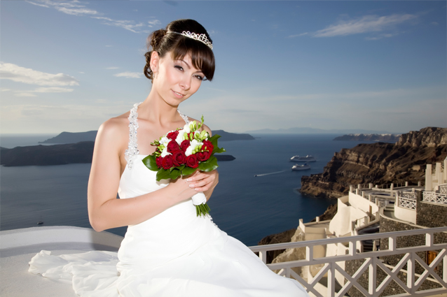 agia irini santorini wedding