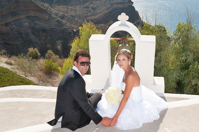 wedding in santorini