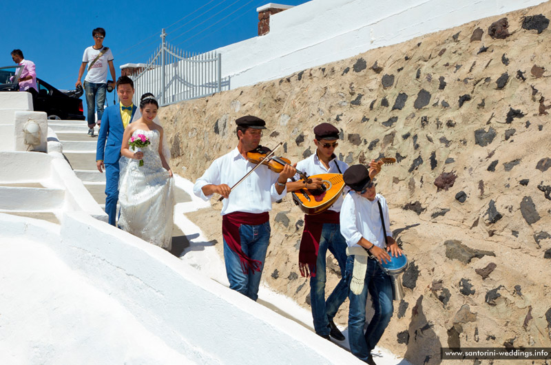 Wedding in Santorini