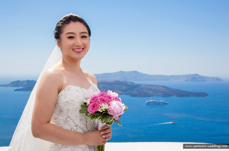 Wedding in Santorini