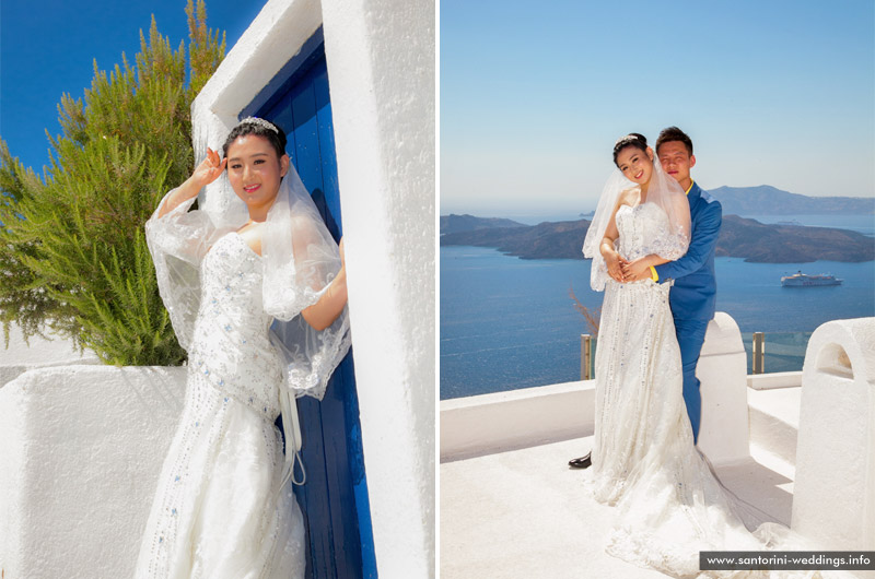 Wedding in Santorini