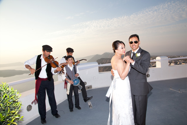 agia irene wedding santorini