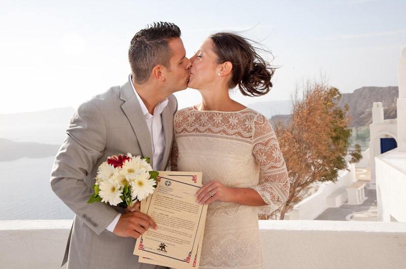 santorini weddings