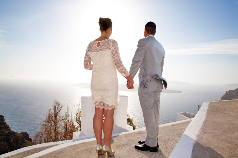 santorini weddings