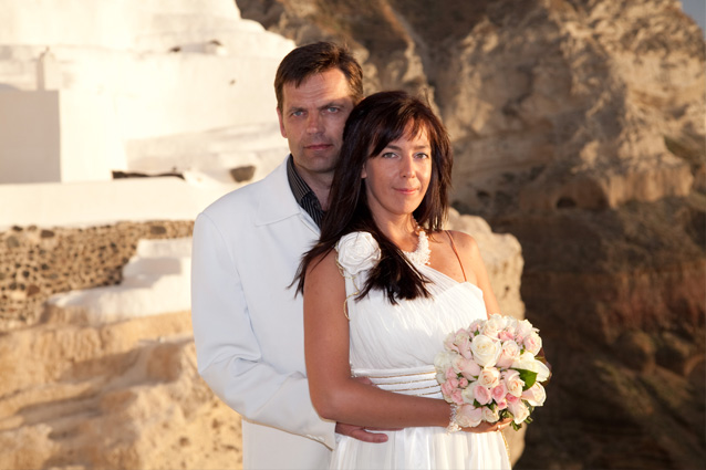 Wedding in Santorini Loucas Hotel