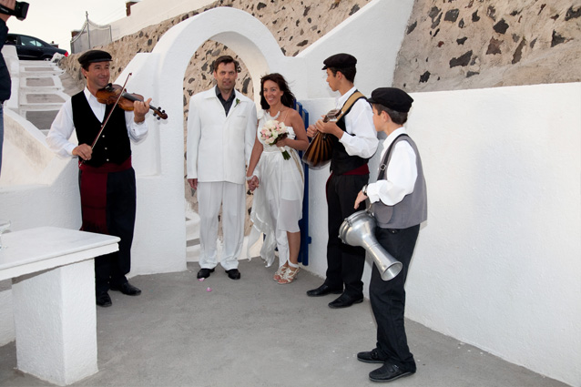 santorini weddings