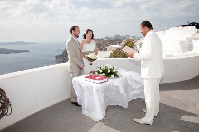 santorini weddings