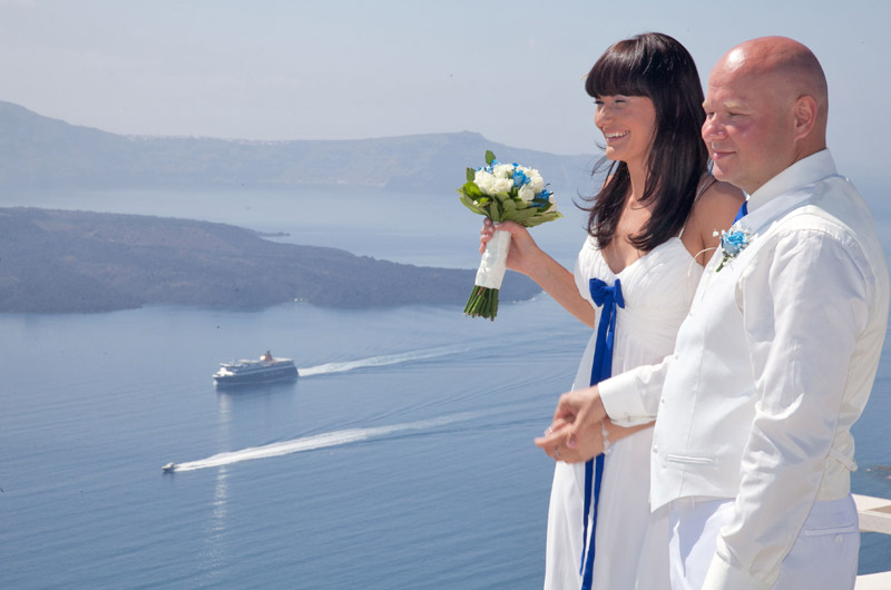 santorini weddings