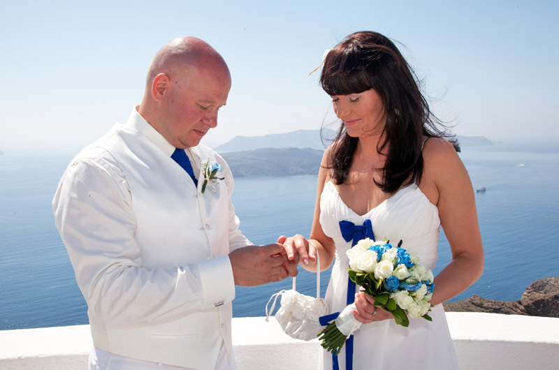 santorini weddings