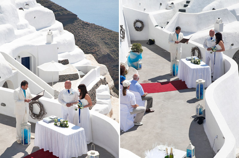 santorini weddings