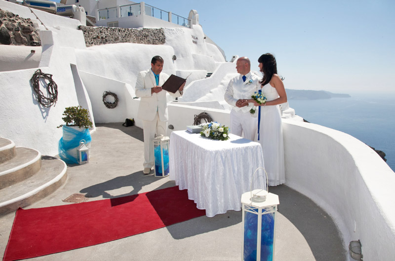 santorini weddings