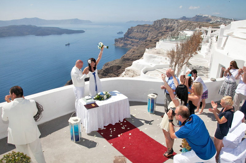 santorini weddings